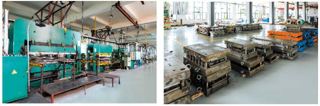 板式換熱器生產車間